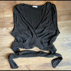 Zara Tie-Back Crop Top